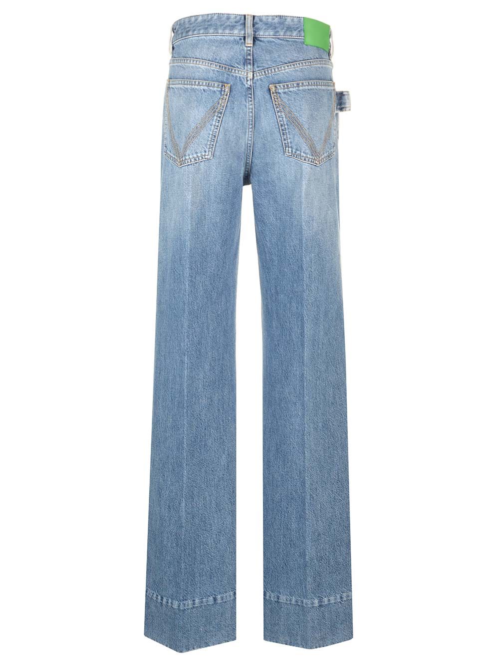 Bottega Veneta Palazzo Jeans - Light blue | cdb526f250728f0cc1ba5a954acf3b2420288952