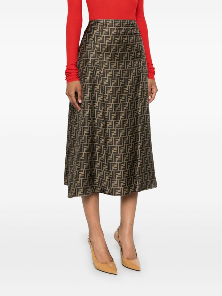 Fendi Midi skirts - Brown | a002a680e058790e84fe24f4488327e7927d51f8