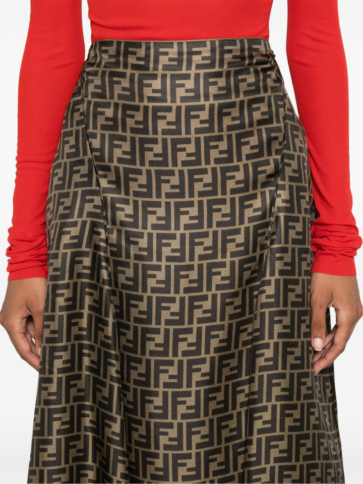 Fendi Midi skirts - Brown | e4ef13317f1982cc33db4b52339b0de604779716