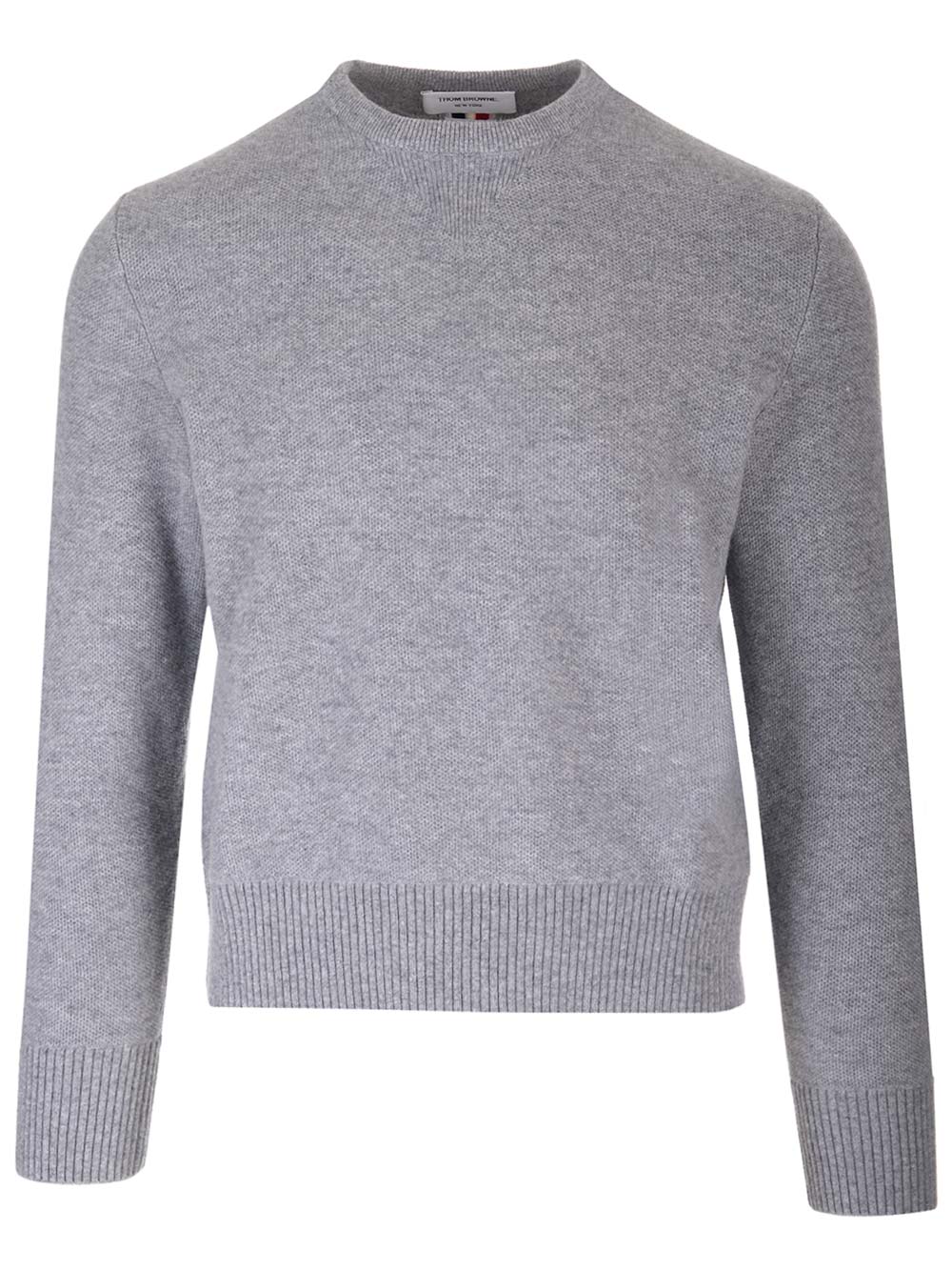 Thom Browne Pique Sweater Knitwear - Grey | 748d4105b16b77a0f959b80e4de961decc185513