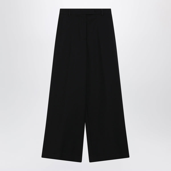 Penn Black Wool Trousers