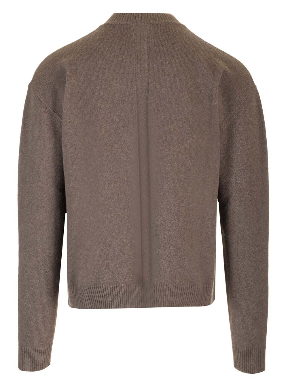 Rick Owens Turtleneck Sweater Knitwear - Beige | a14c4e999fd092a20d83ba41820ad9d1e795525f