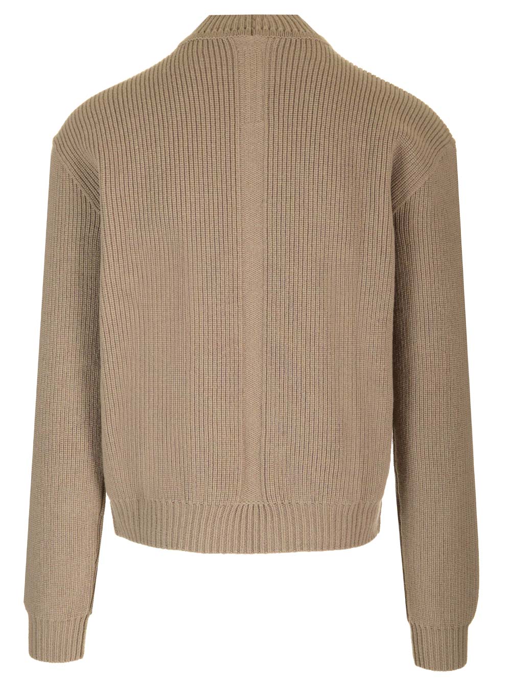 Rick Owens Turtleneck Sweater Knitwear - Beige | 8226aa29e4d13b85c49d208eb4d7c0da0ce09a50