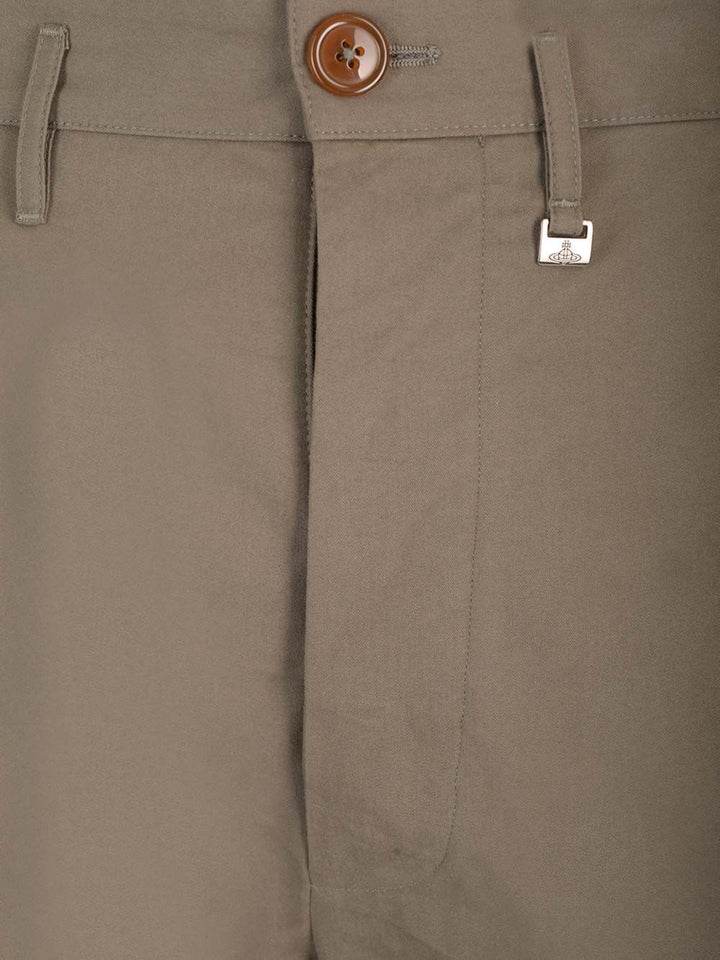 Vivienne Westwood M Cropped Cruise Trousers - Green | d3253d820ec423d495857acc76d39bc9e6aa9774