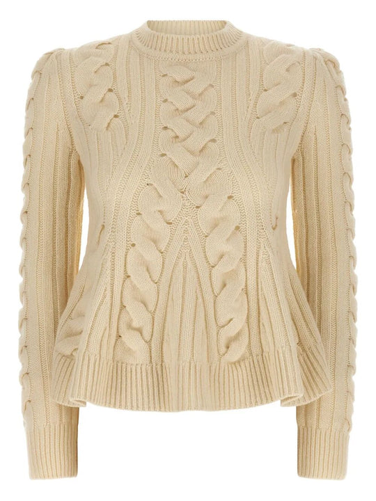 Wool And Cashmere Cable Sweater