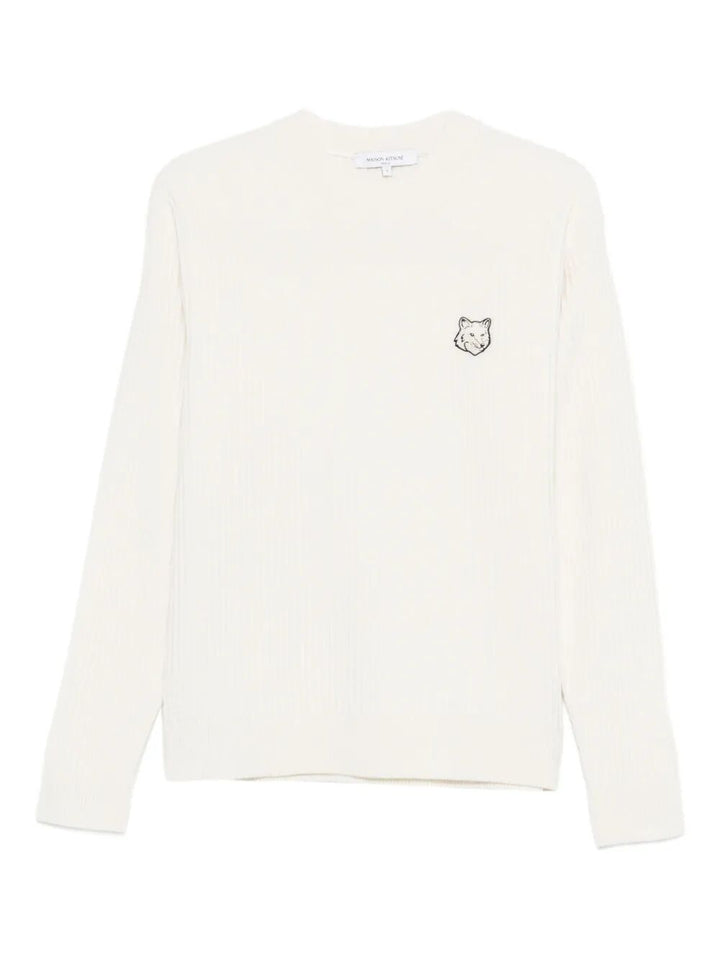 Maison KitsunÉ Pullover - Nude & Neutrals | f2b54ca51ee1c03bfc253f5d209cf5ee279bee8b