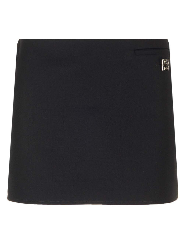 Givenchy Wool Mini Skirt Skirts - Black | b844c94d2b8153772e20e6812c13fbd520bc00f9