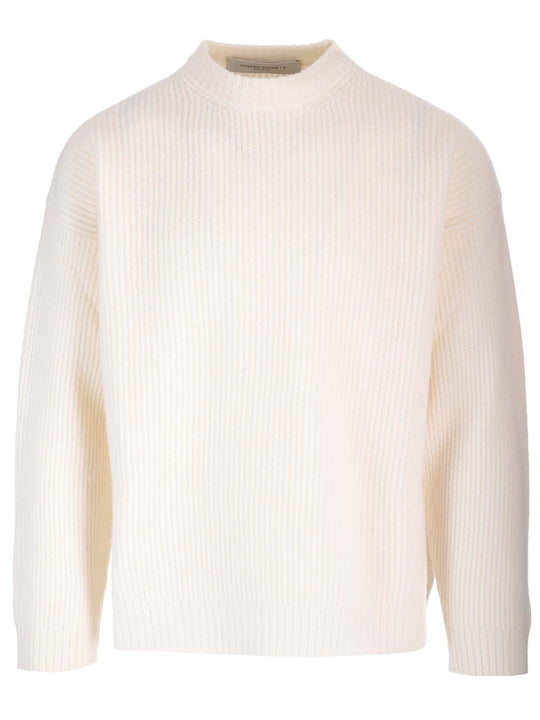 Crewneck Sweater Knitwear White