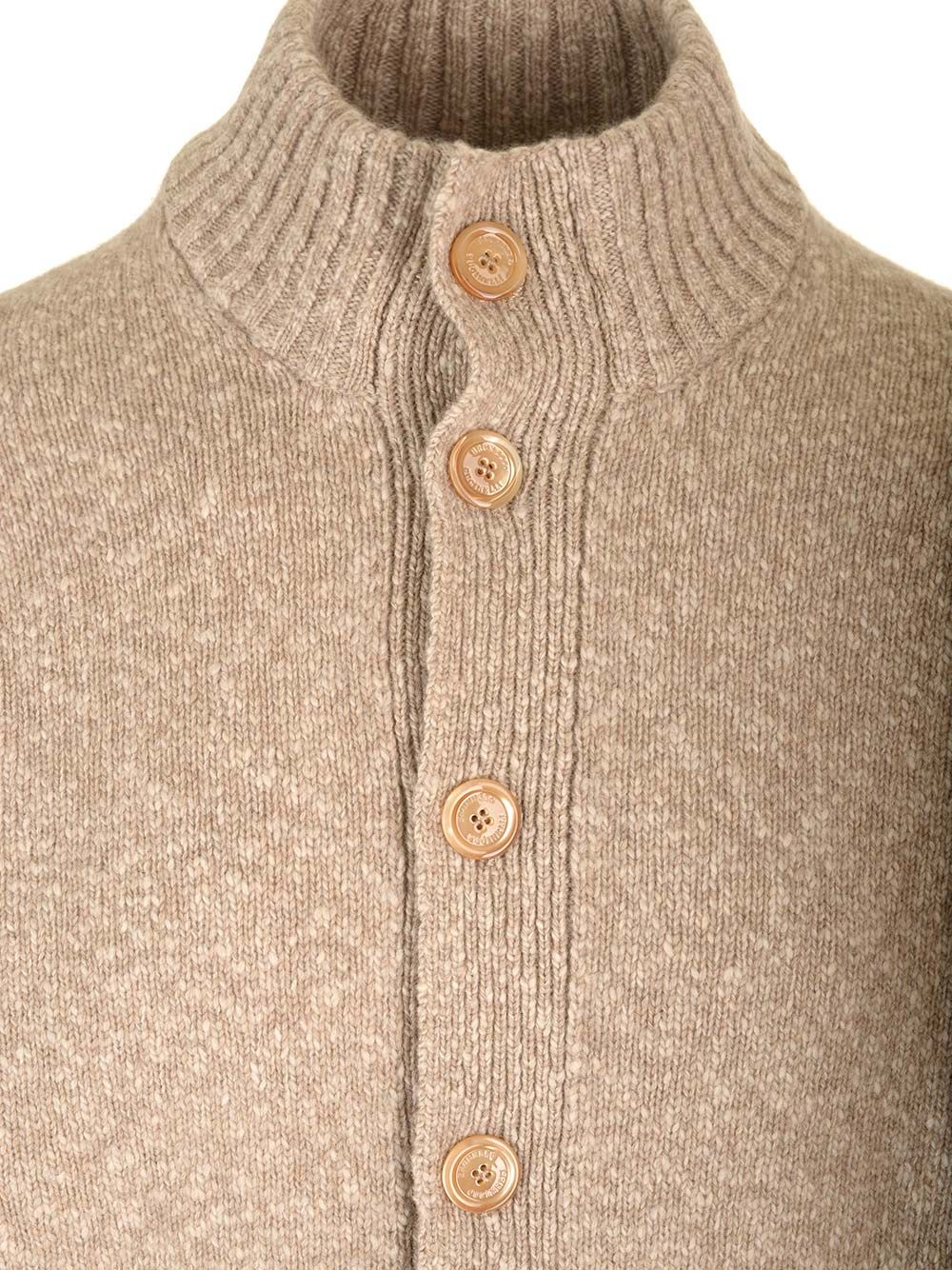 Brunello Cucinelli Wool Cardigan Jackets - Beige | e30754f4adc32acc64b215239780ec98db086f75