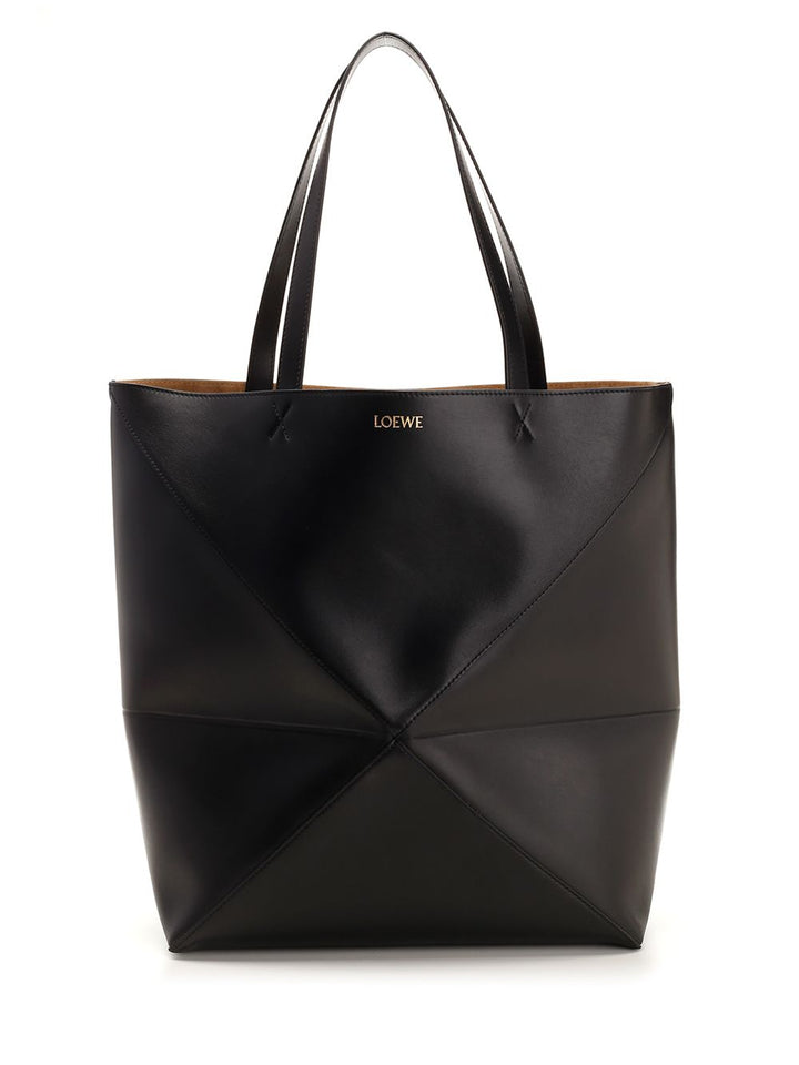 Loewe Puzzle Fold Handbags - Black | 87182b2323b60aaf7ec428682eccd4e7e2925251