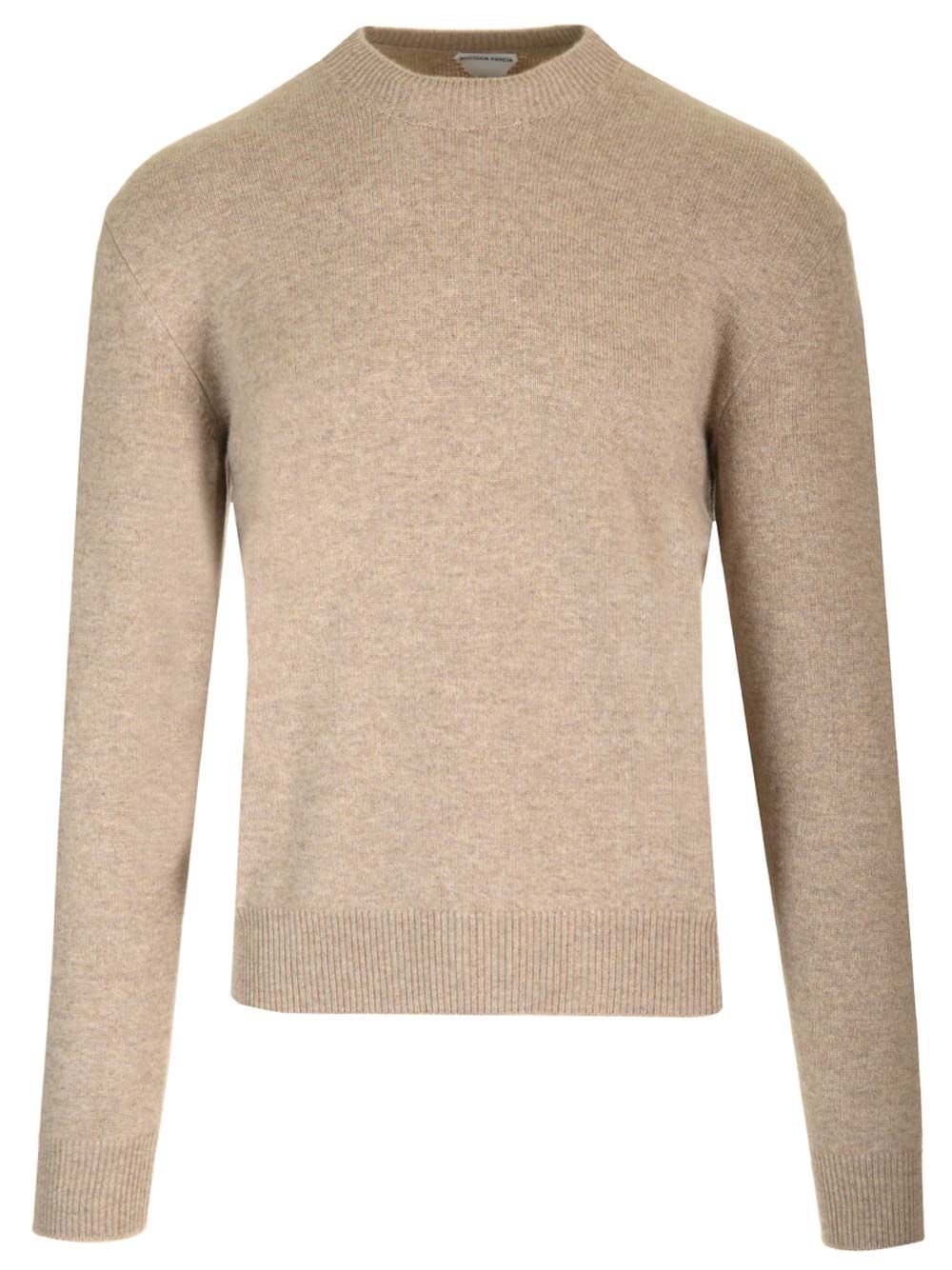 Bottega Veneta Cashmere Sweater T-Shirt - Beige | 99d26df6b0220523f1d6602995794a3b32cc0681