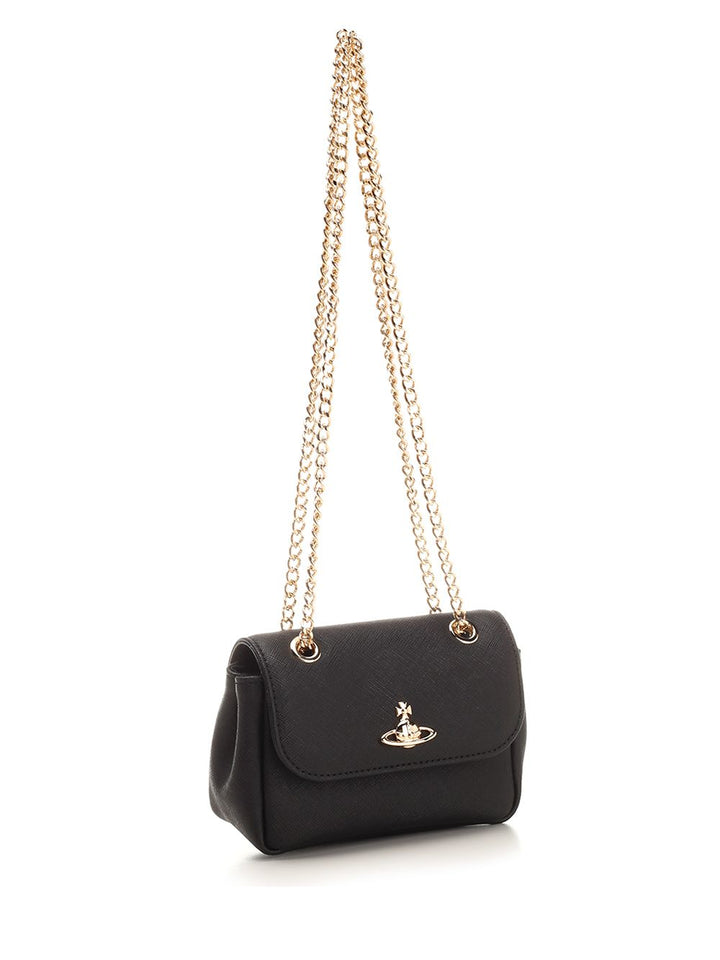 Vivienne Westwood Purse Chain Handbags - Black | 0704ac33646ea85671bac29f70625df097311144