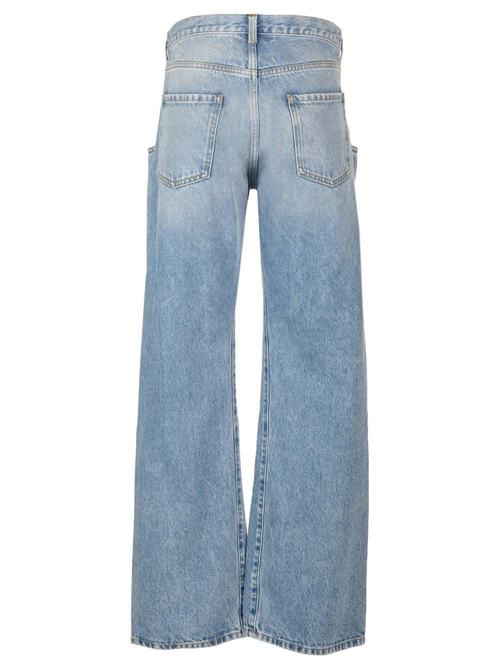 Maison Margiela Straight Leg Jeans - Blue | 8434aaa205049129ec2e232b0ce69201adad1e27