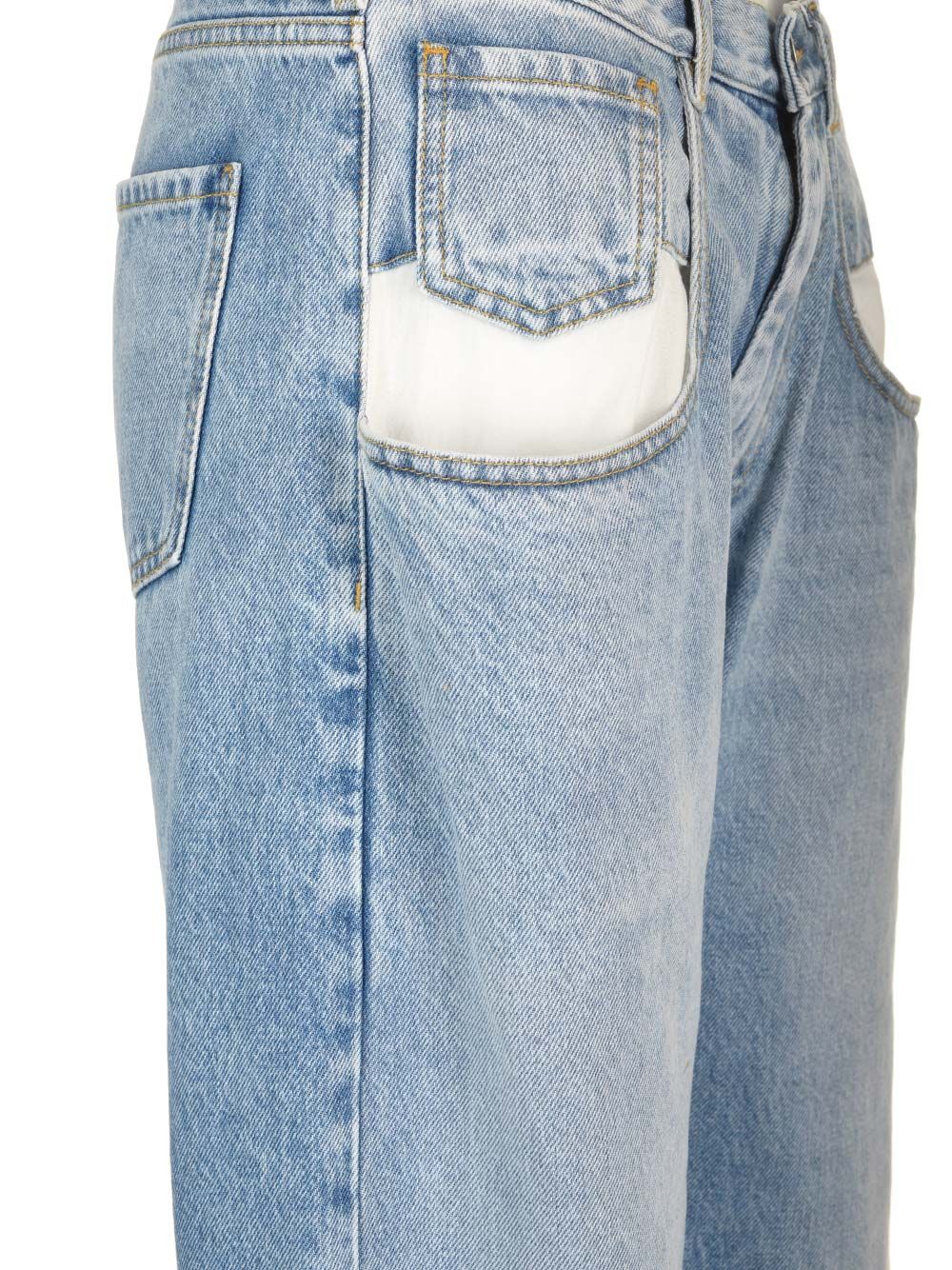 Maison Margiela Straight Leg Jeans - Blue | 46eac122252999478d16c32df0c5d7ecefdac126
