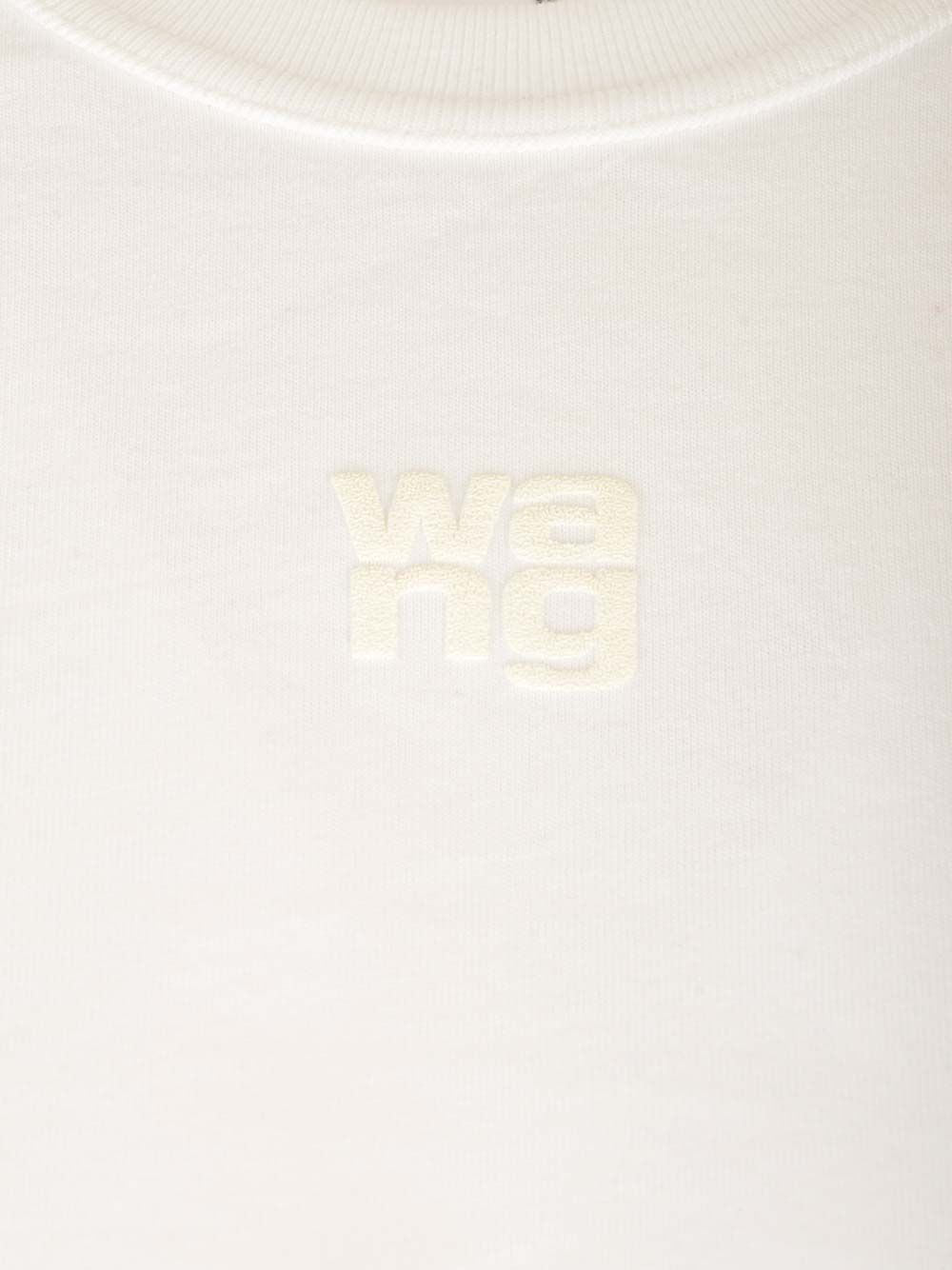 Alexander Wang Puff Logo T-Shirt - White | 5f79c3358c5de6a47e144c24bb0f9487a04fc833