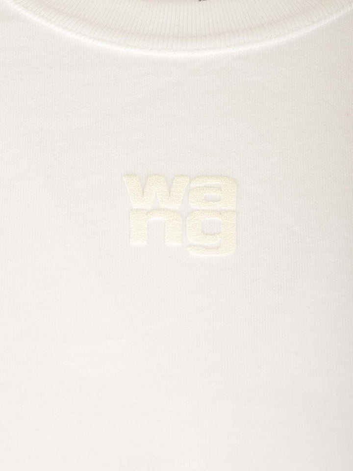 Alexander Wang Puff Logo T-Shirt - White | 5f79c3358c5de6a47e144c24bb0f9487a04fc833