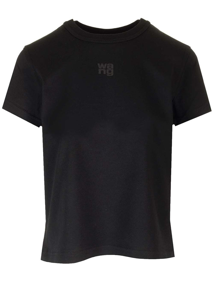 Alexander Wang Puff Logo T-Shirt - Black | 655c4ad5df3b0c617e6df867b62817aa59bf462d
