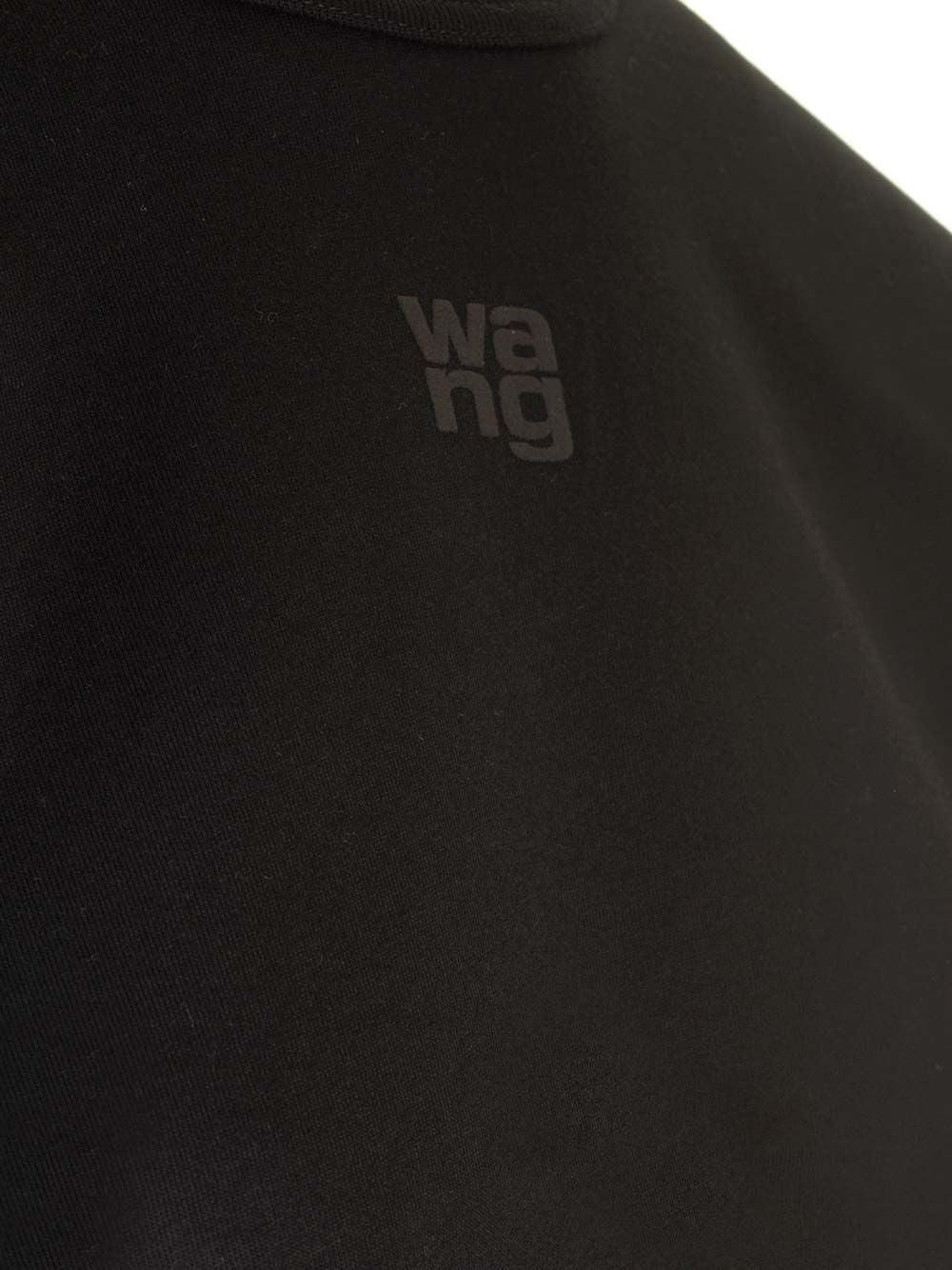 Alexander Wang Puff Logo T-Shirt - Black | 212e4dc2cecbdfb149aa52104e7b506c87d99a80