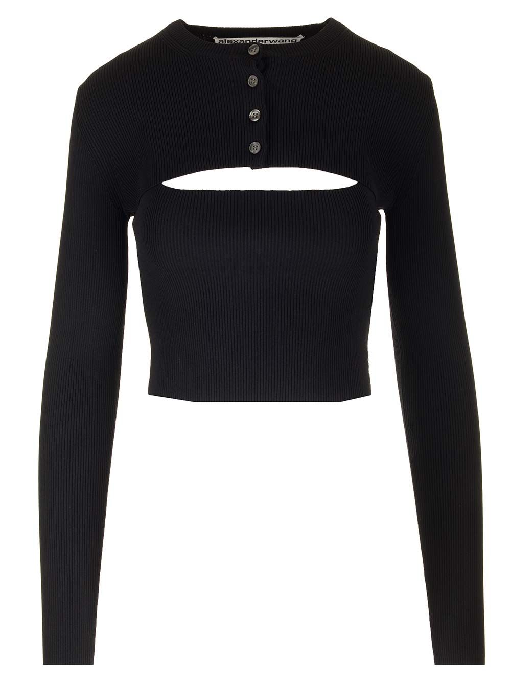 Alexander Wang Twin-Set Top Tops - Black | 5de044b6e4b479dcece90a082fffe26abdf8f06d