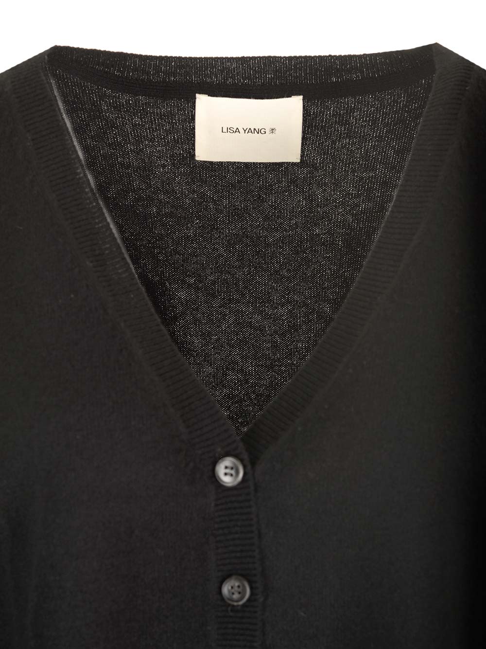 Lisa Yang Abby Cardigan Knitwear - Black | a1eb99eada787964e431899366c8753c34b97c8b