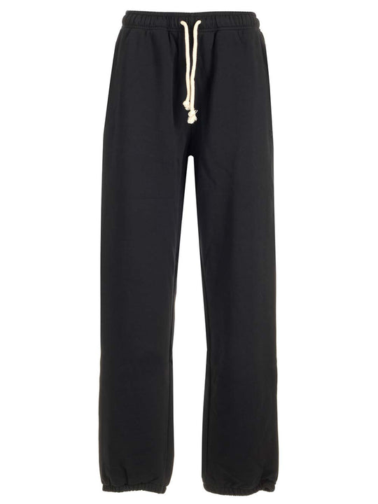 Black Face Swaet Pant Trousers Black