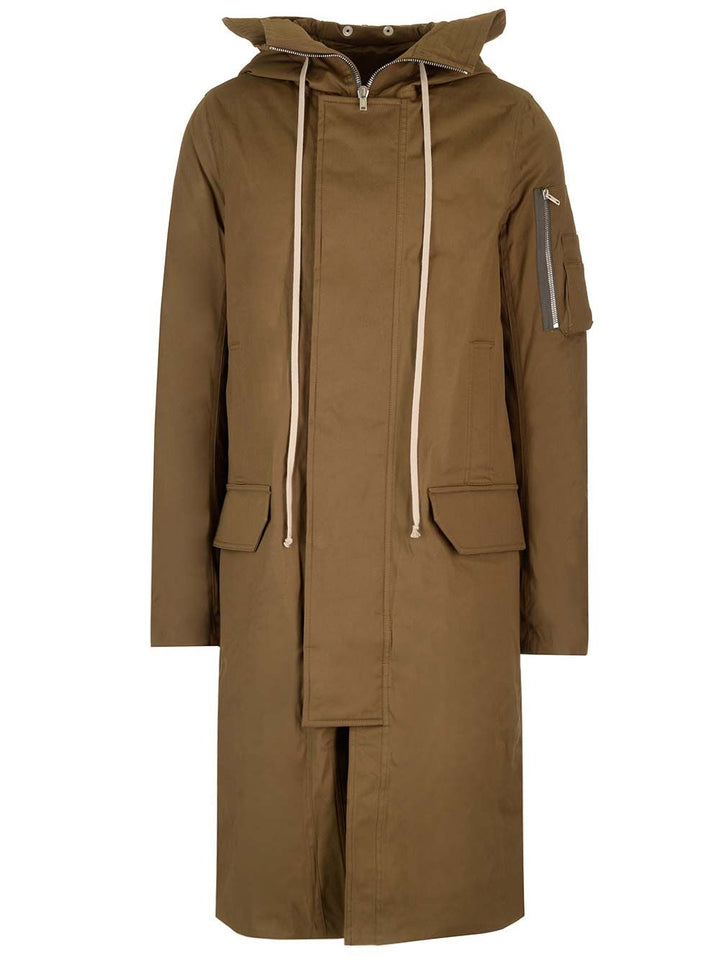 Rick Owens Porterville Megaparka Jackets - Brown | a10c878a8182f75e96eb9f951902f7d1c33b82ac