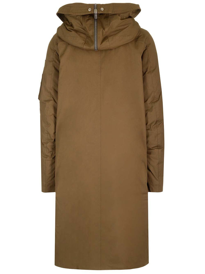Rick Owens Porterville Megaparka Jackets - Brown | 65f4d6989a863be7ff4d882bcc3283083e0528e0