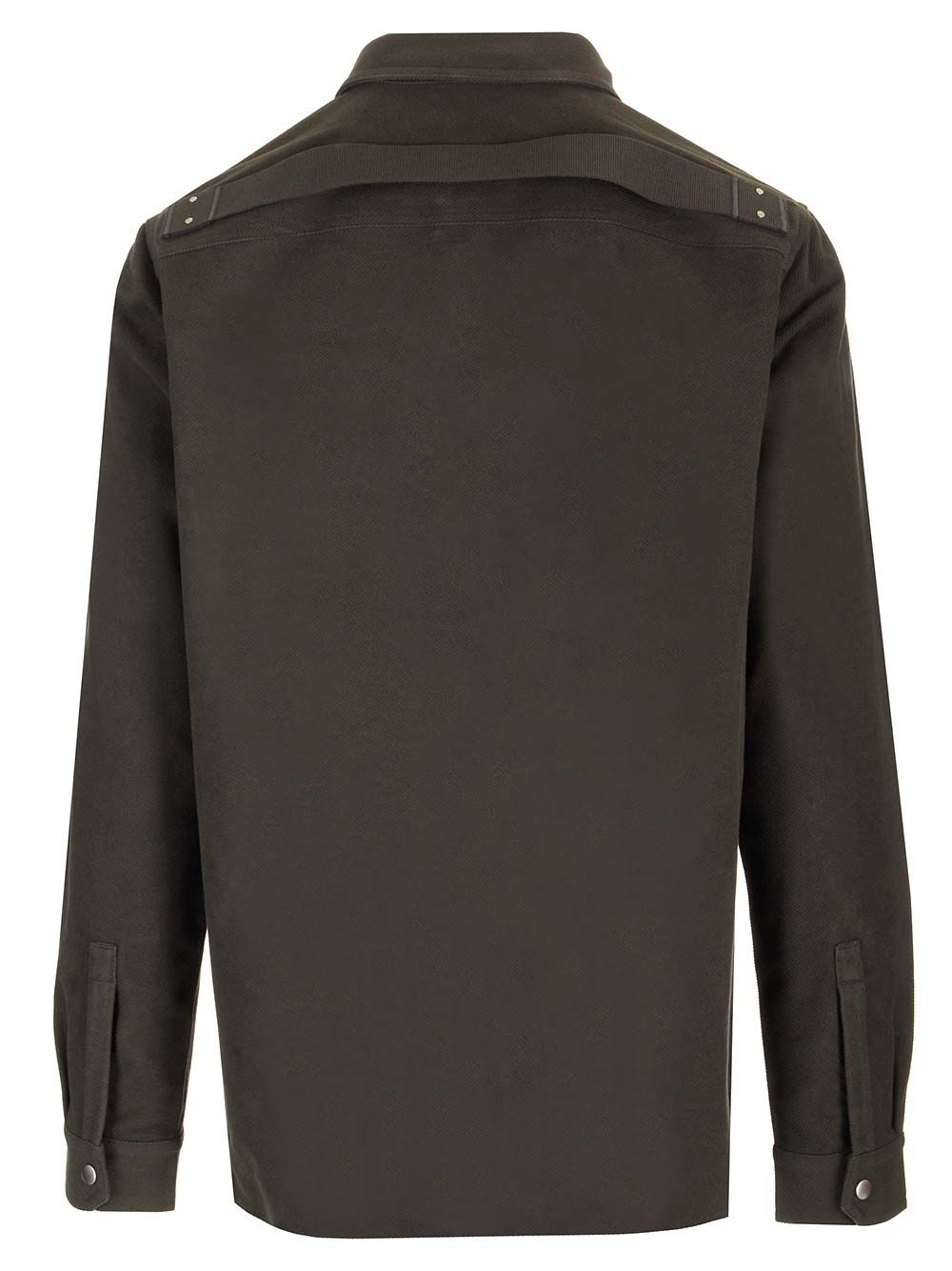 Rick Owens Wool Shirt Jacket Jackets - Brown | d0bd0c31085ec8c058e0eebd10bac2dcebee4b15