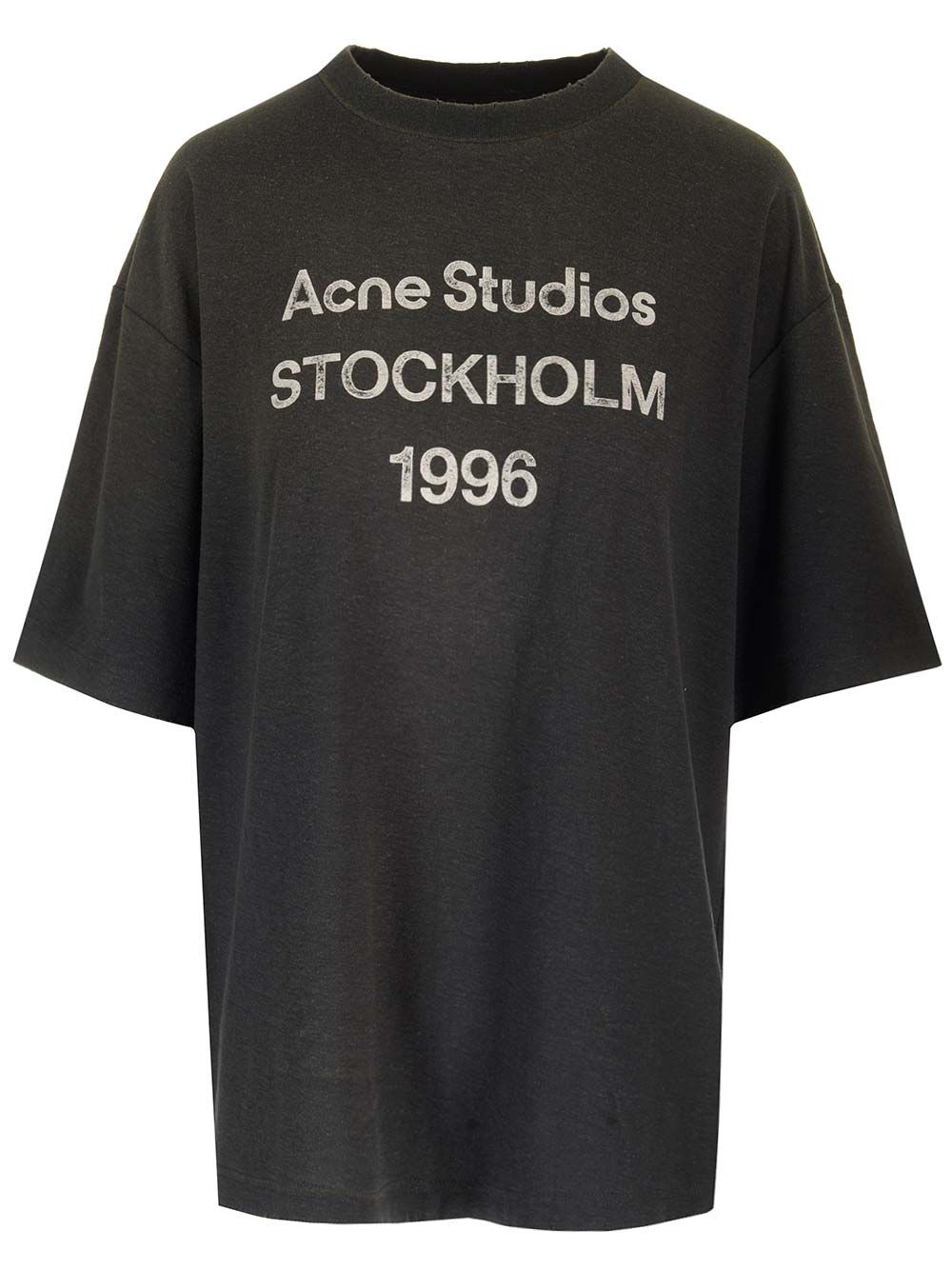Acne Studios Cotton And Hemp T-Shirt - Black | a9edff824f173e668778c8337363083da49f0997
