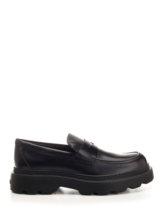 Calfskin Loafer Scarpe Basse Black