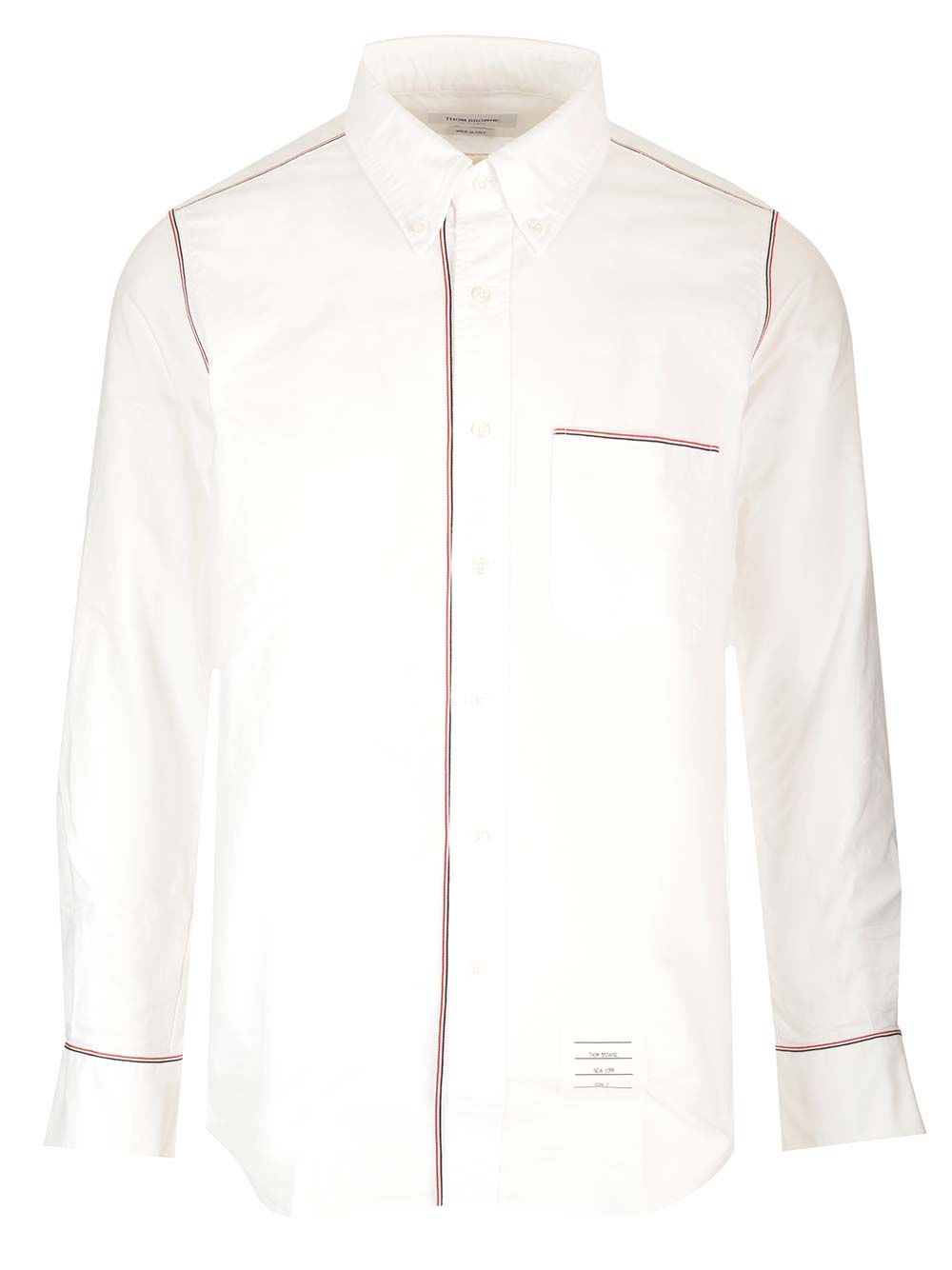 Thom Browne Oxford Framing Shirt Shirts - White | 03ecbcbcb1b6b60e1cfbd4f37641f97636c42e23