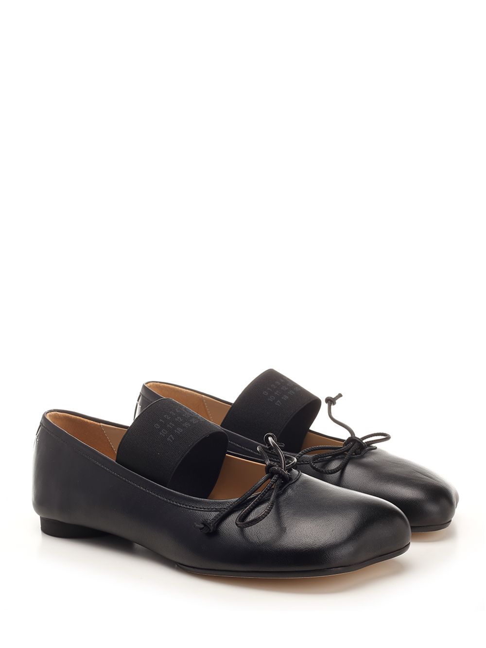 Mm6 Maison Margiela Anatomic Ballerinas Scarpe basse - Black | d7dc80c75598fa58437aaa652958a90afde1bc66
