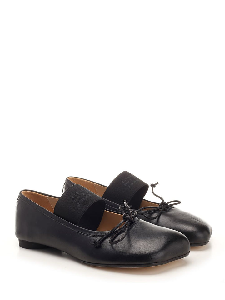 Mm6 Maison Margiela Anatomic Ballerinas Scarpe basse - Black | d7dc80c75598fa58437aaa652958a90afde1bc66