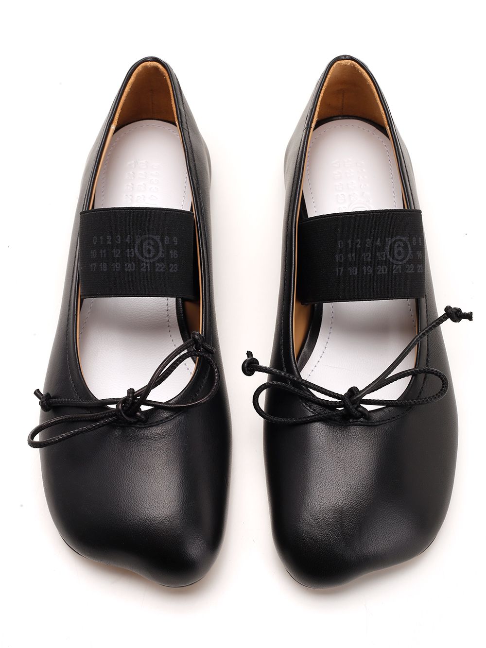 Mm6 Maison Margiela Anatomic Ballerinas Scarpe basse - Black | 95bd019452700b610d620b261322ecc0daa8efe3