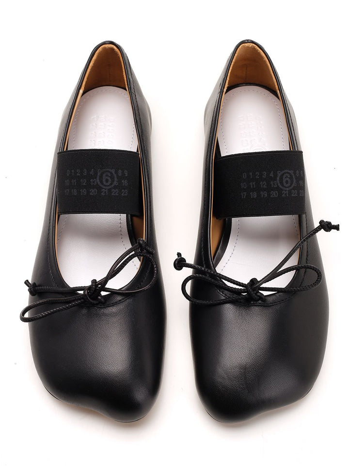 Mm6 Maison Margiela Anatomic Ballerinas Scarpe basse - Black | 95bd019452700b610d620b261322ecc0daa8efe3