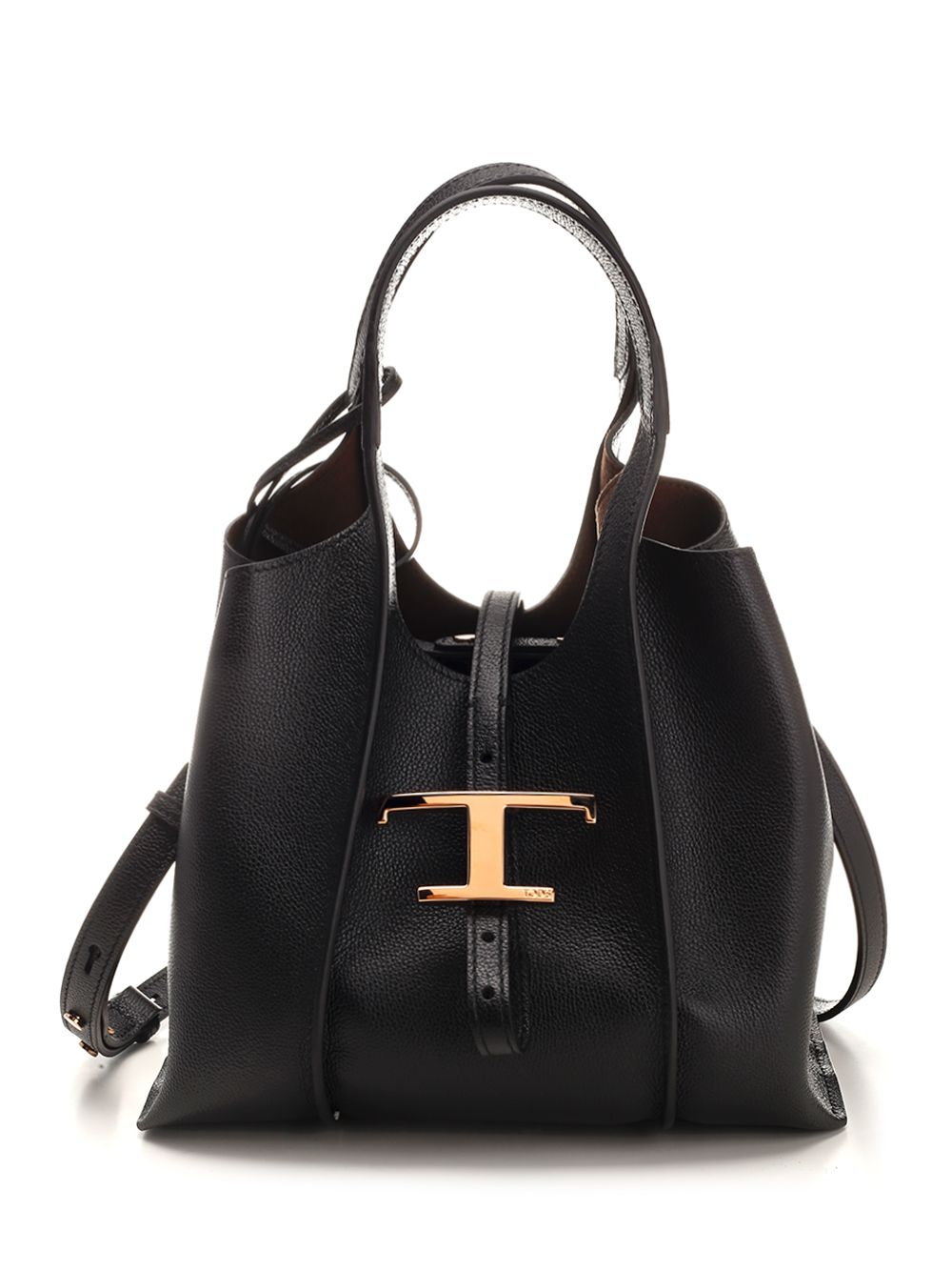 Tod'S T Timeless Shoulder Bags - Black | c8da75199e11a30a126e943771b37e6adb68658c