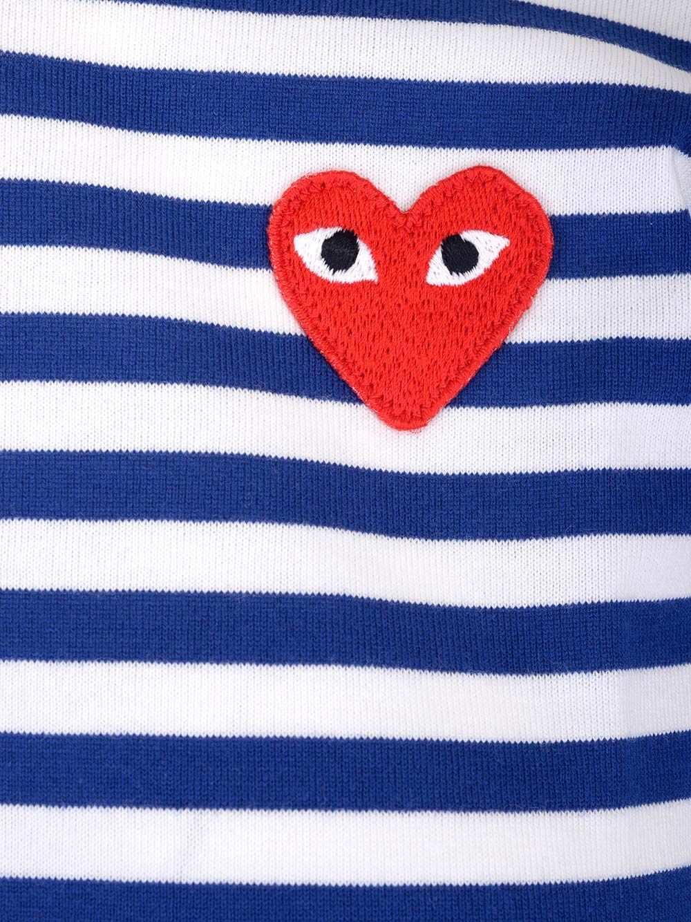 Comme Des Garcons Play Striped T-Shirt - Multicolor | b3c1e499792a24f8ce602ee1ff025b049f639d92