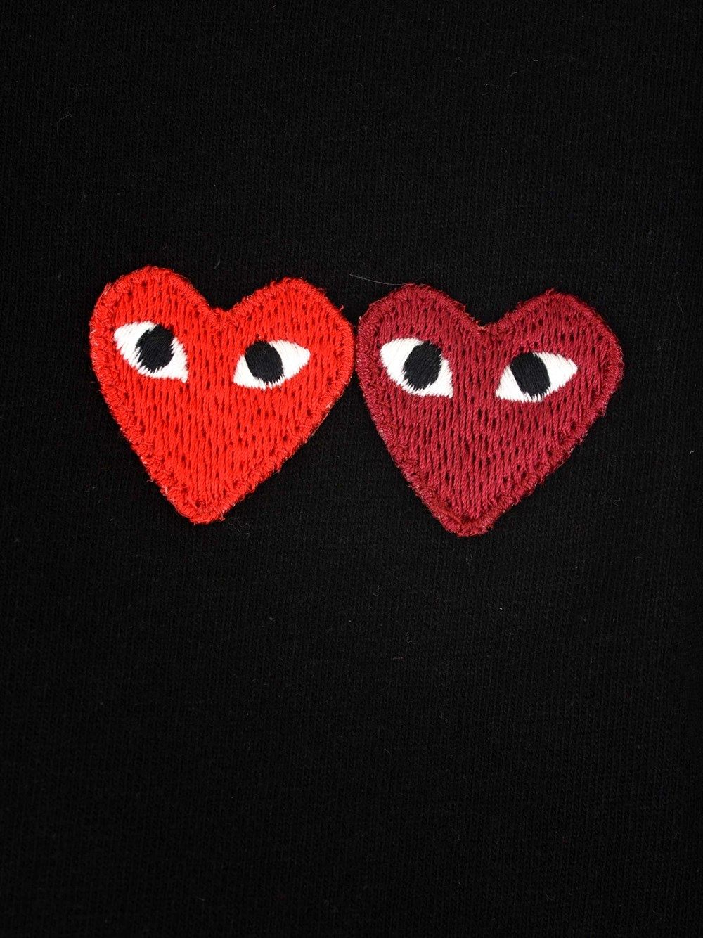 Comme Des Garcons Play Multi Hearts T-Shirt - Black | a5c5bcfe35bf2003e0aefde1ad1274472dc4e771