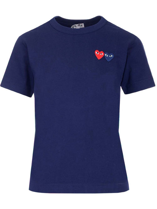 Multi Hearts T-Shirt Blue