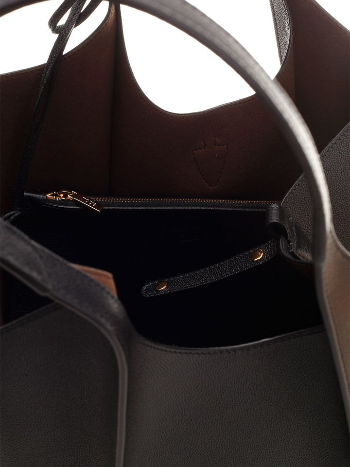 Tod'S T Timeless Shoulder Bags - Black | 7df1c24428bd299e5648961ecbfe99f2669b88d3