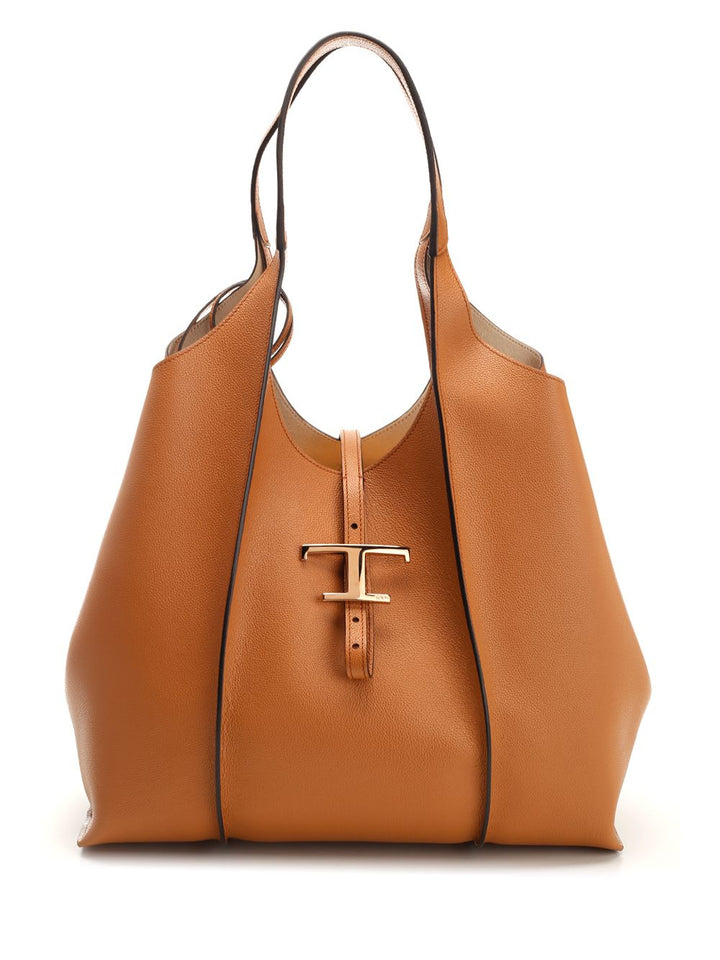 Tod'S T Timeless Shoulder Bags - Beige | 35aabd17eedd9f823e95e68f6f036f95349bce97