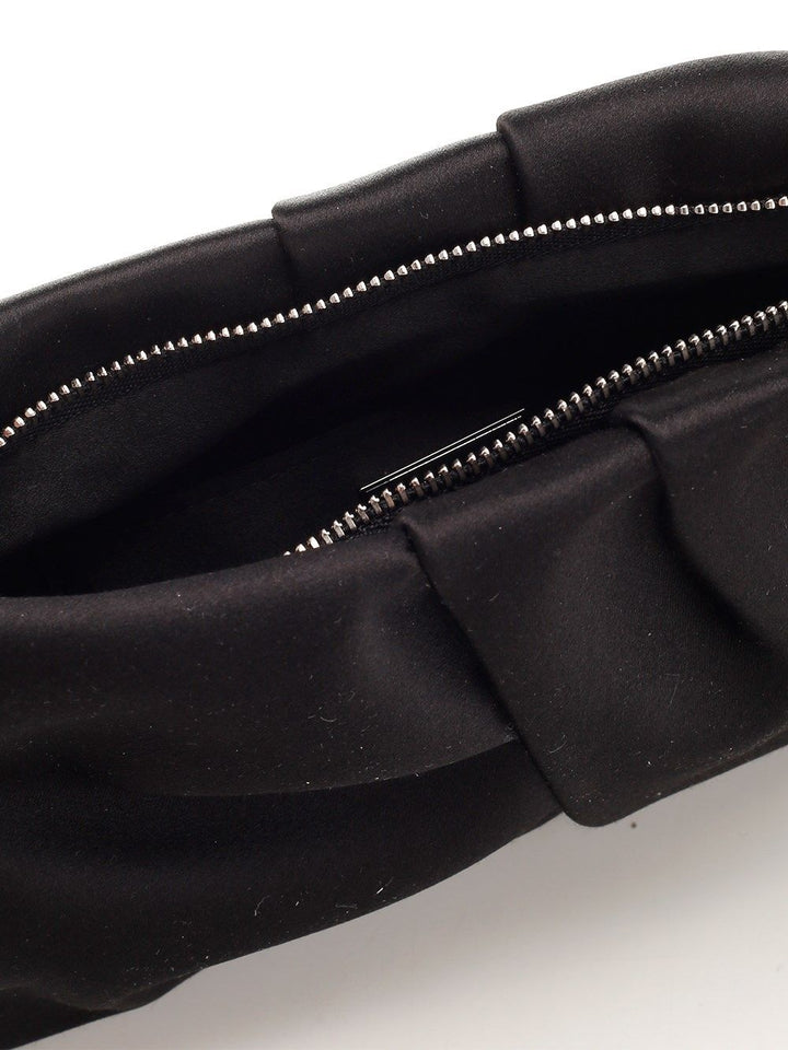 Jimmy Choo Black Satin Clutch Clutches - Black | c60ea779d99a3b219bac546fc5ac38e09efa4ccd