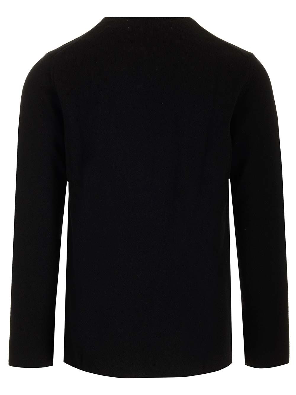 Comme Des Garcons Play Long-Sleeved Wool Sweater Knitwear - Black | 799b2b1d1e8bff6d03920fc52f5dcbd0beca71ce
