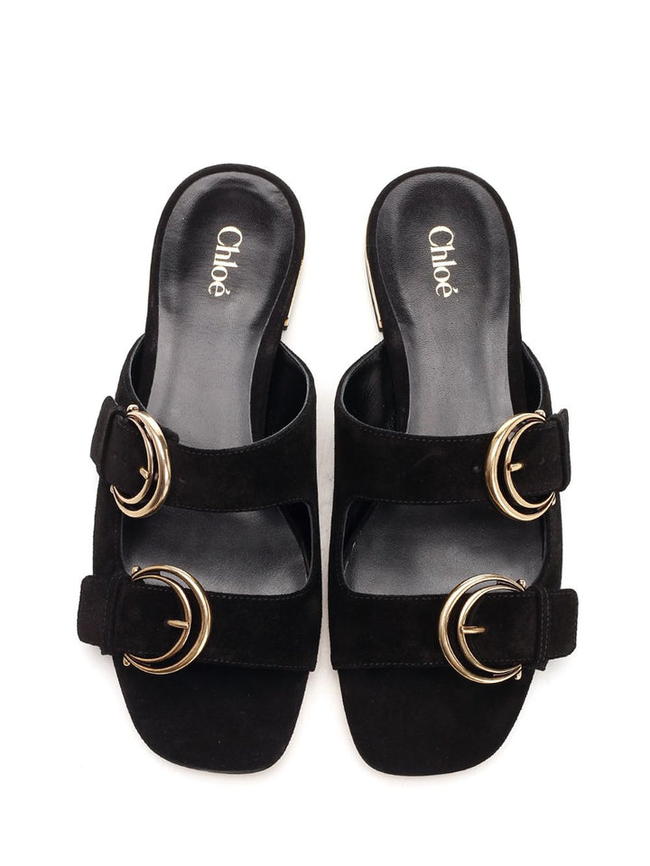 Chloe' Alize Flat Double C Buckle Sleepers Black Scarpe basse - Black | 75729a14fd7b40cf6796fa86e6e40f4eacafe70d