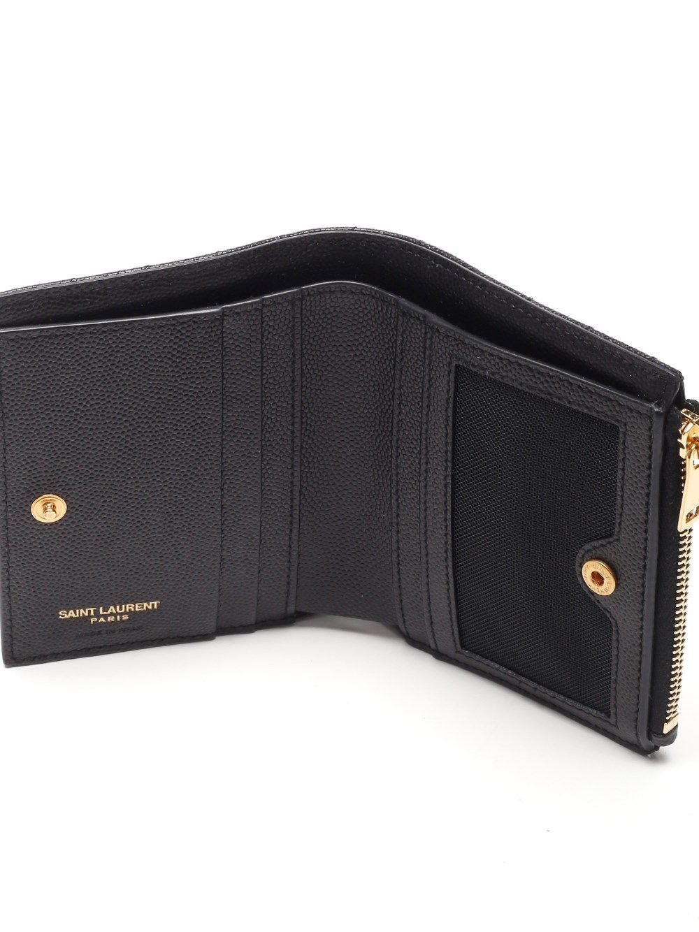 Saint Laurent Cassandre Wallets - Black | cba92cec45f3615ff72236034d363441dd729a59