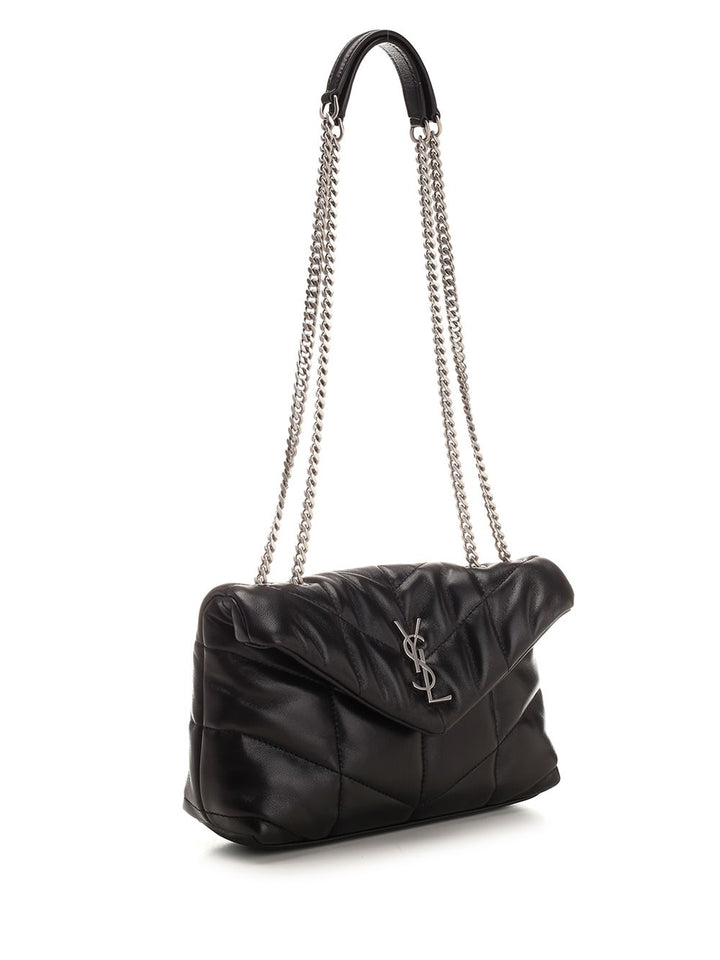 Saint Laurent Lou Lou Puffer Small leather goods - Black | 1214b707fa1254595a5e68e937501deb1a171efc