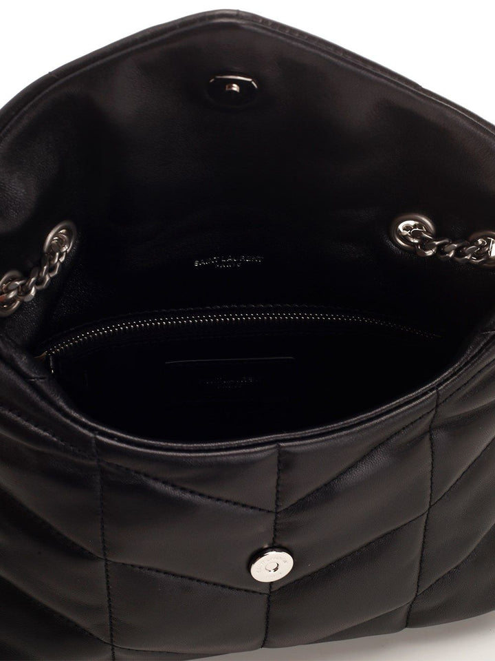 Saint Laurent Lou Lou Puffer Small leather goods - Black | e12e9bd871ebfc5131fc2d084c997f45542c1439