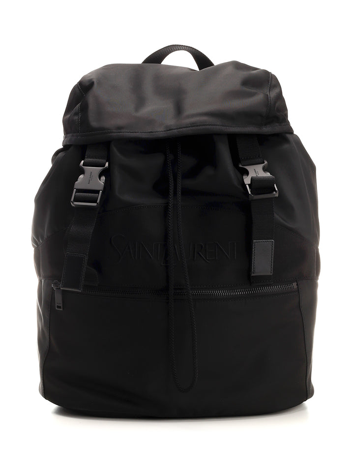 Saint Laurent Nylon Backpack Backpacks & Travels - Black | 460d57833f31710b65f07449185e99f654bc5994