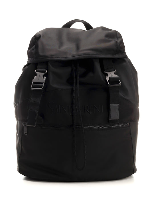 Nylon Backpack Backpacks & Travels Black