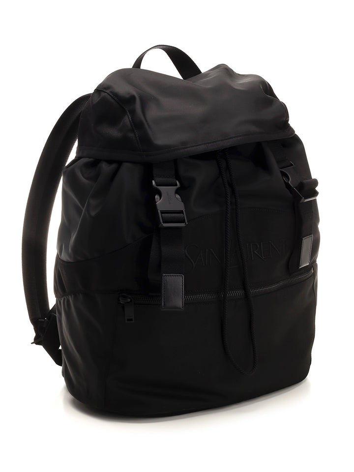 Saint Laurent Nylon Backpack Backpacks & Travels - Black | da923b04844627b876126e66fca555e74a58878a